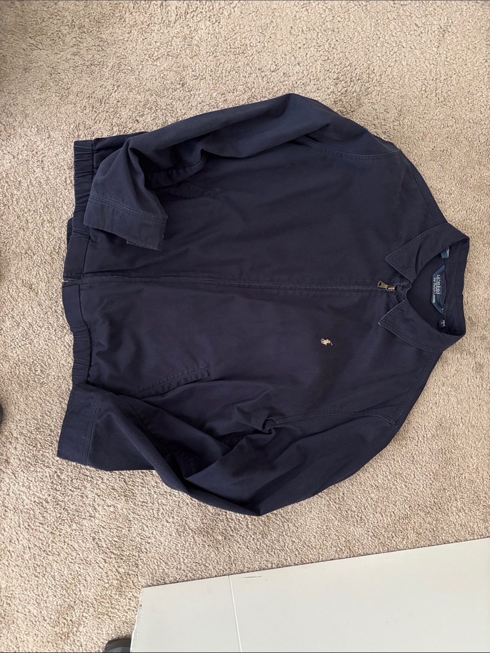 Polo by Ralph Lauren Navy Zip Bomber Jacket